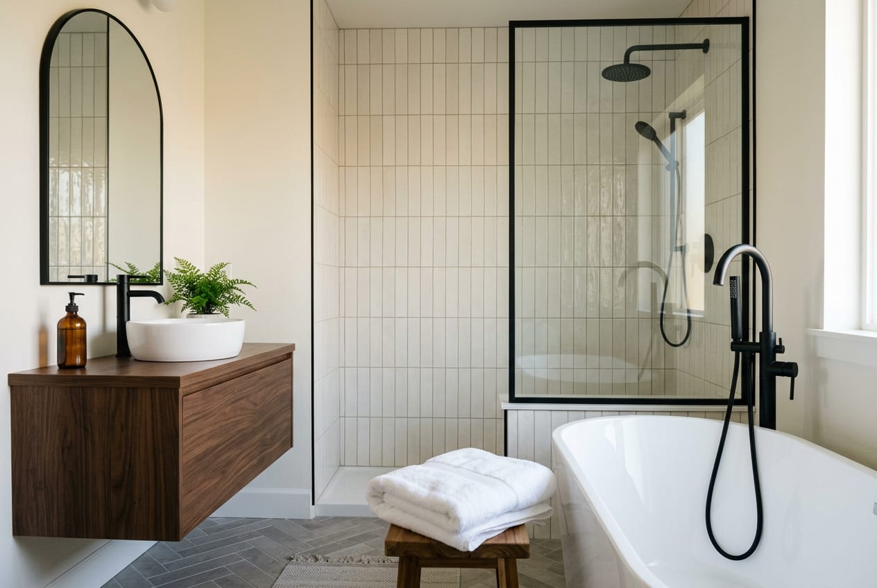 Alvarez Bathroom Remodeling Company, bathroom remodeling in Olympia, completed project 3